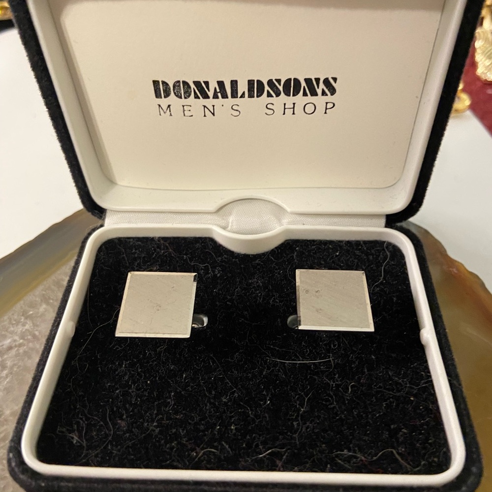 Donaldson cuff links vintage